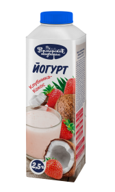 Йогурт питьевой "Клубника-Кокос"